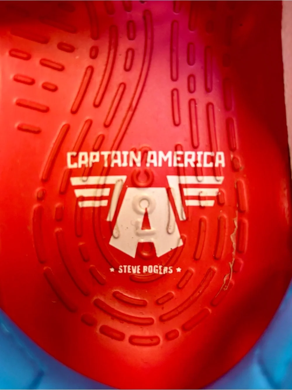 CROCS Kids Captain America Blue, Red & White